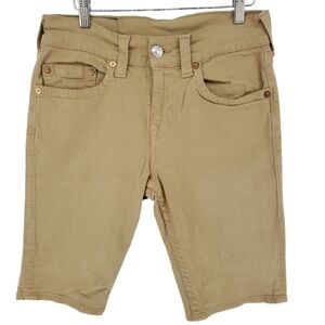 True Religion Ricky No Flap Short Size 30 in Honey Taupe